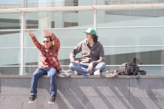 Rene y Temo en MACBA